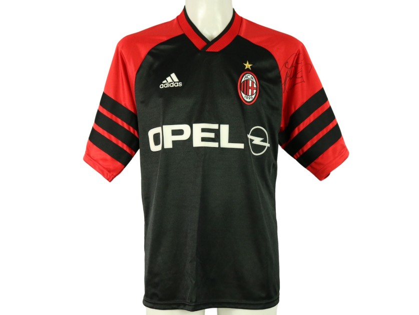 Official Training AC Milan Shirt, 1999/00 - Signed by Filippo Inzaghi