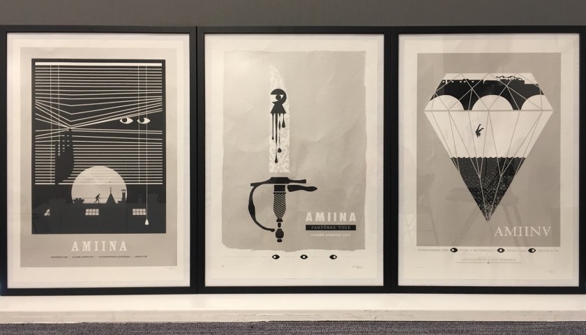 3 Framed Black & White Prints by Craig Carry