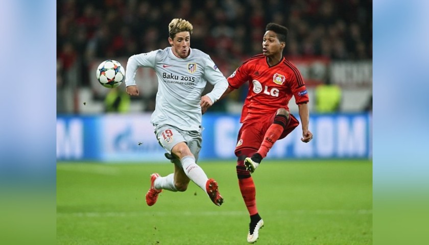 Torres' Match Shirt, Bayer Leverkusen-Atletico Madrid 2015