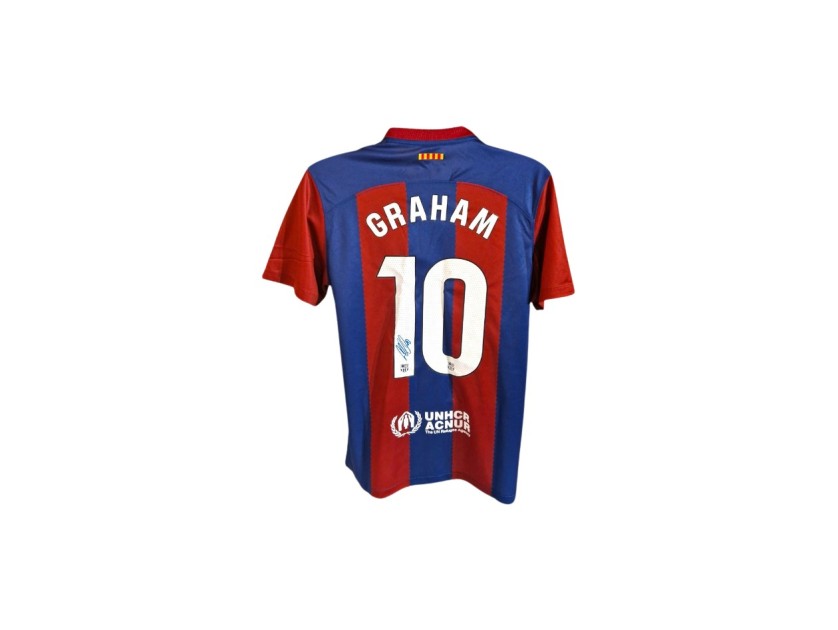 Caroline Graham Hansen's FC Barcelona 2023/24 Signed Replica Shirt