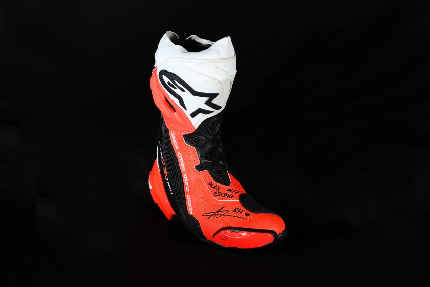 Alex Escrig's Signed Alpinestars Boot