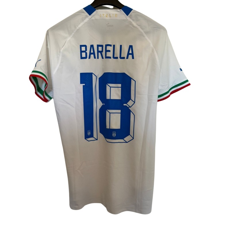 Barella's Match Shirt, Austria vs Italy 2022