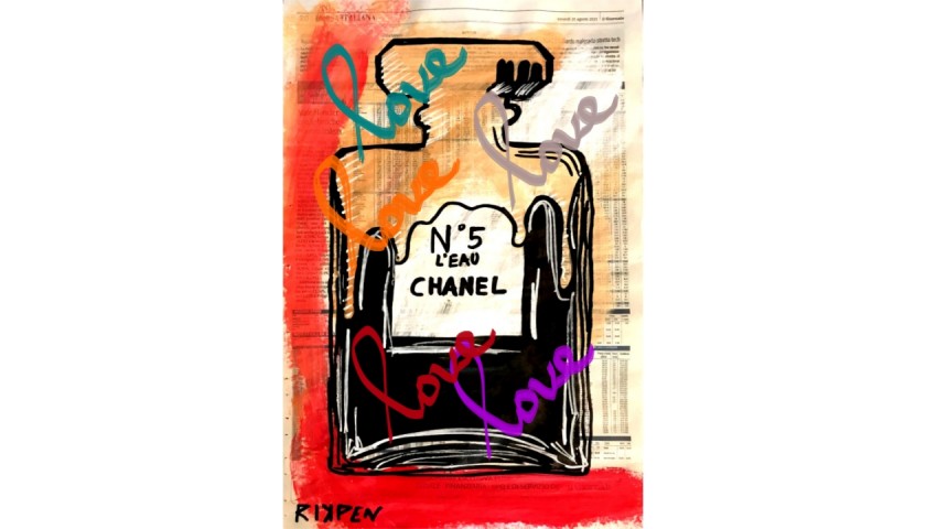 "Chanel N.5" Digital Original Board by RikPen - Riccardo Penati