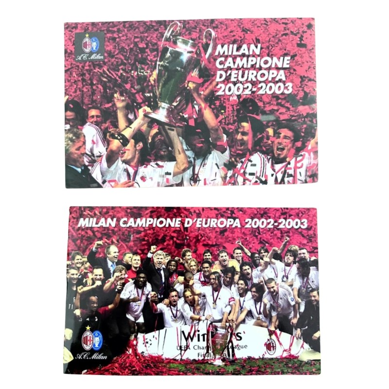 Milan European Champions' Official Stamp, 2002/03