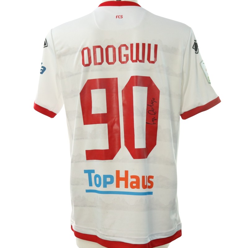 Odogwu's Signed Unwashed Shirt, Sudtirol vs Sassuolo 2024