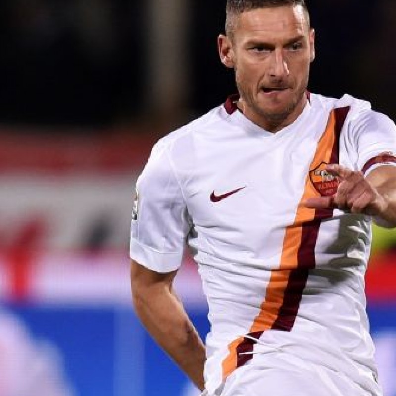 Totti Roma match worn shorts, season 2014/2015