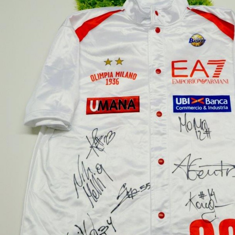 Olimpia Milano jacket signed by the team