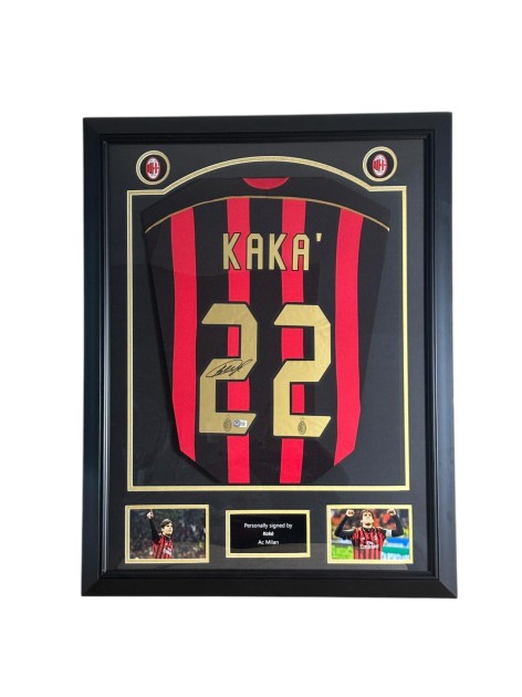 Maglia Milan Kakà - Autografata e incorniciata