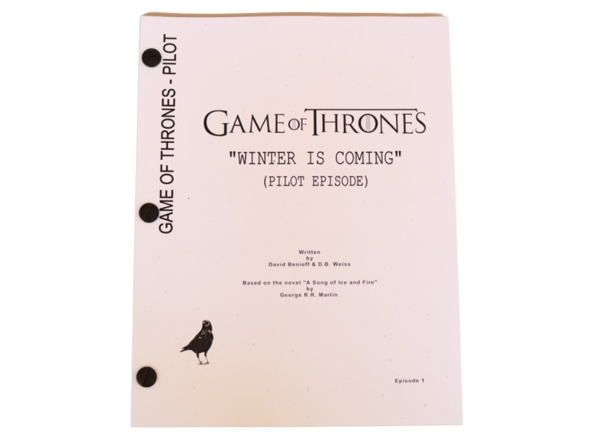 Copione Originale - Game of Thrones "Winter is Coming"