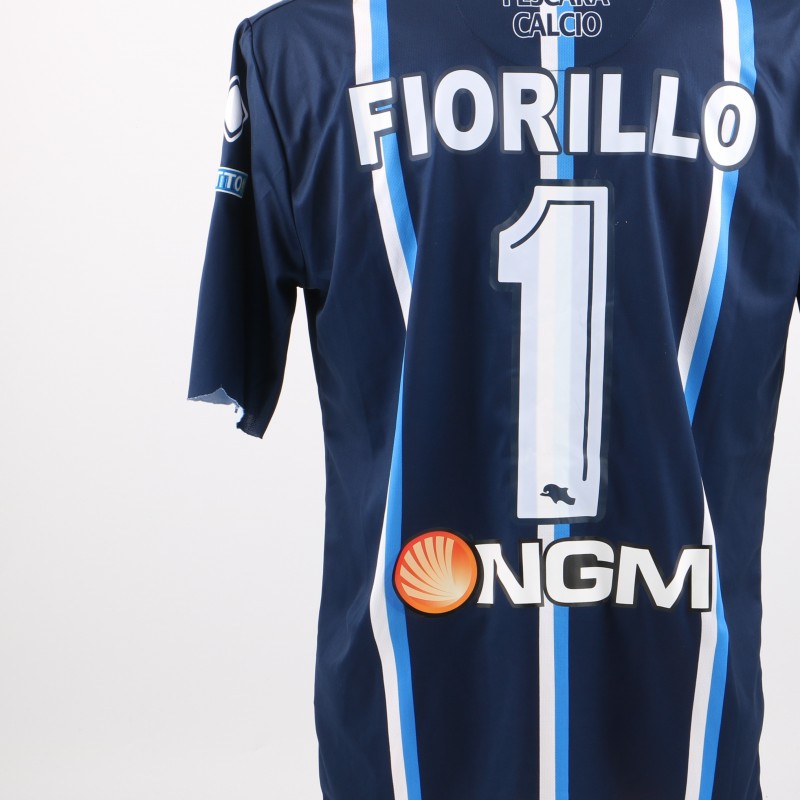 Fiorillo Pescara match worn shirt, Serie B 2014/2015