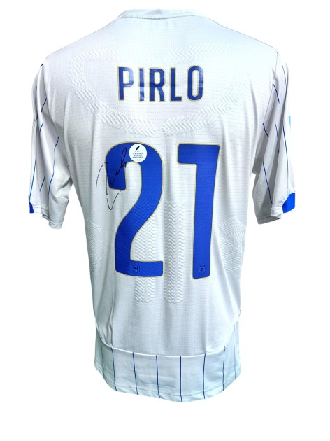 Pirlo's Italy Signed Issued Shirt, FIFA World Cup 2014