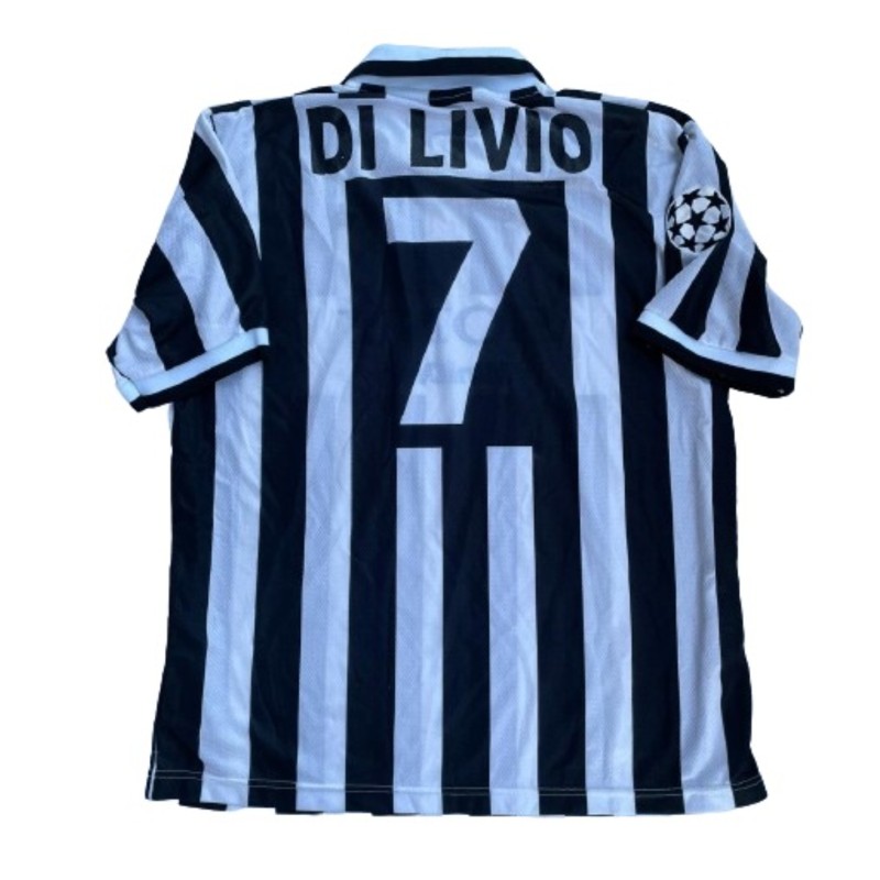 Di Livio's Match Worn Shirt, Juventus vs Ajax 1997 - CL semi-final
