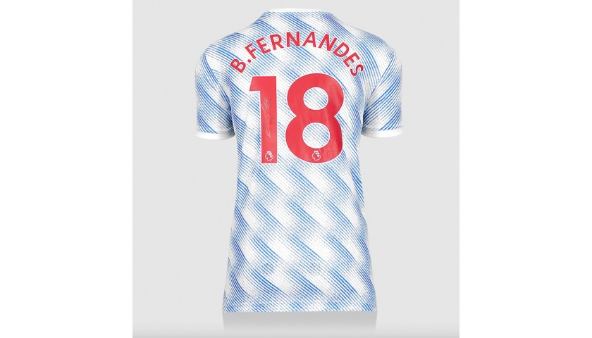Bruno Fernandes Manchester United 2021-22 Signed Shirt
