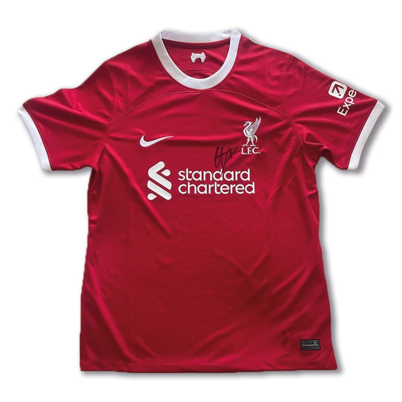 La maglia firmata da Trent Alexander-Arnold per il Liverpool FC