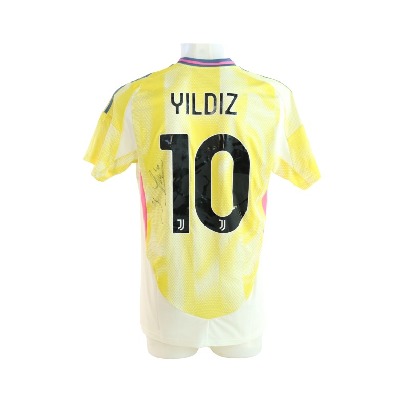 Yildiz's Juventus Signed Official Shirt, 2024/25