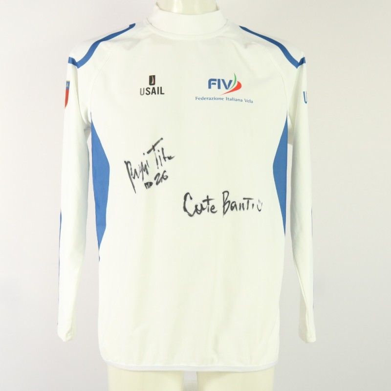 Italy Sailing Team Jersey - Signed by  Ruggero Tita and Caterina Banti