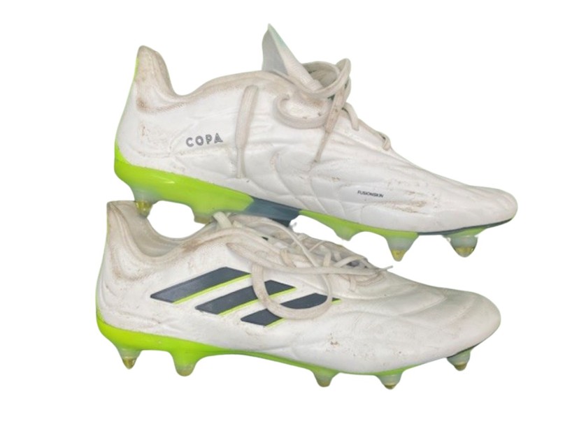 Juan Jesus' Unwashed Adidas Copa Shoes, Napoli vs Lazio 2023