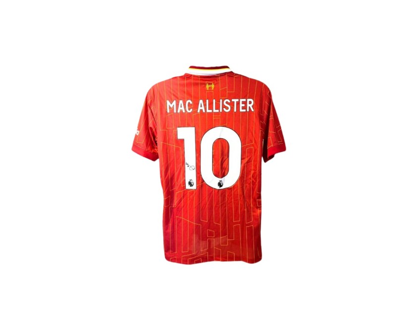 Alexis Mac Allister's Liverpool 2024/25 Signed Replica Shirt