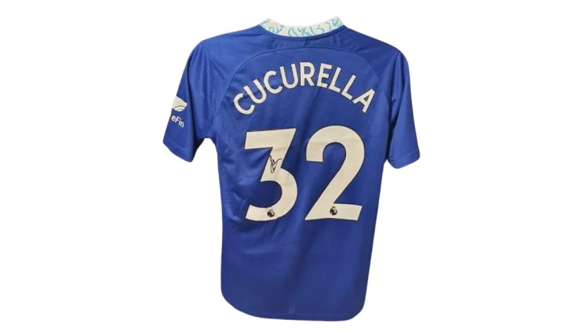 Marc Cucurella's Chelsea 2022/23 Signed and Framed Shirt