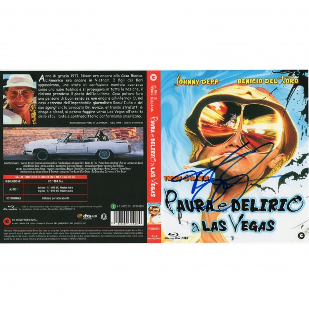 "Fear and Loathing in Las Vegas" Blu-ray signed by the director Terry Gilliam