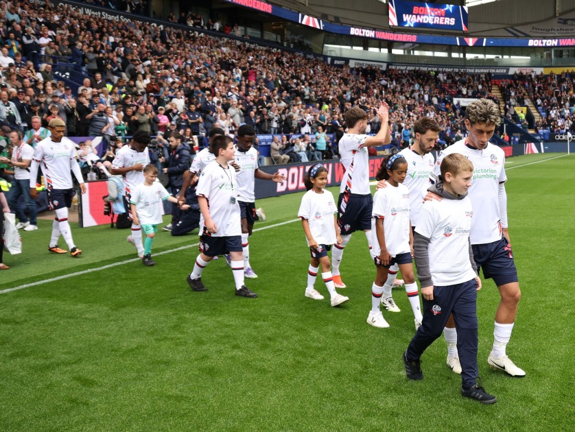 Bolton Wanderers Player Mascot Experience vs Cardiff City, 25th October 2025