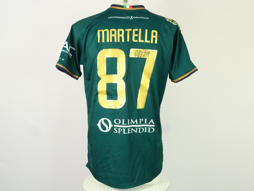 Martella's CALCIATORIBRUTTI Unwashed Signed Shirt, Feralpisalò vs Parma 2024