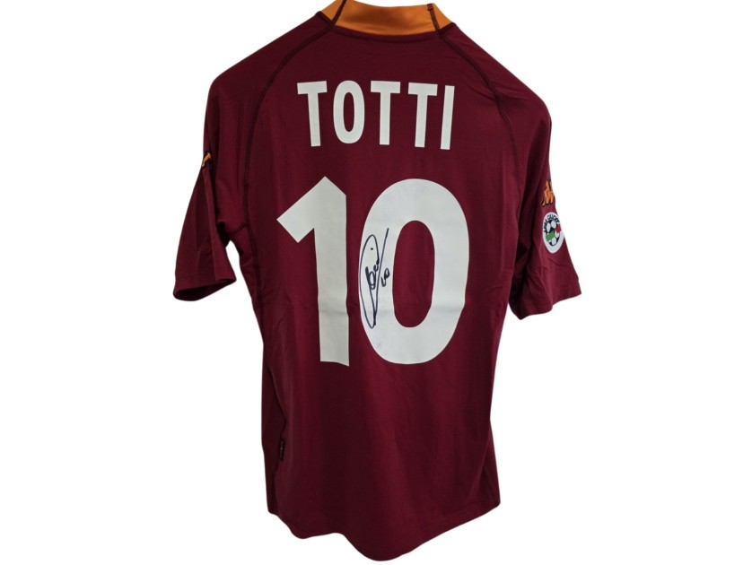 Totti's Roma Signed Official Shirt, 2000/01