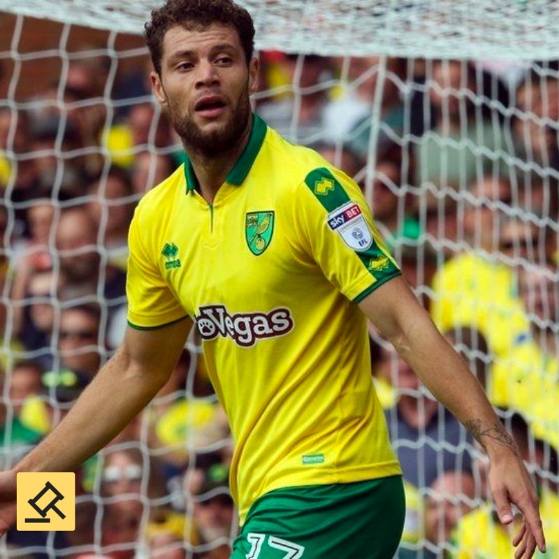 Yanic Wildschut Match Worn Norwich City FC's Poppy Shirt Signed