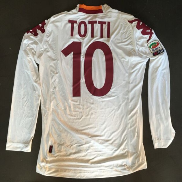 Totti Roma match issued shirt, Serie A 2012/2013