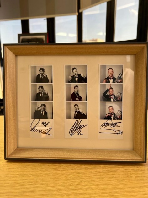 Framed and Signed Photo of Acosta, Gardner and Quartararo