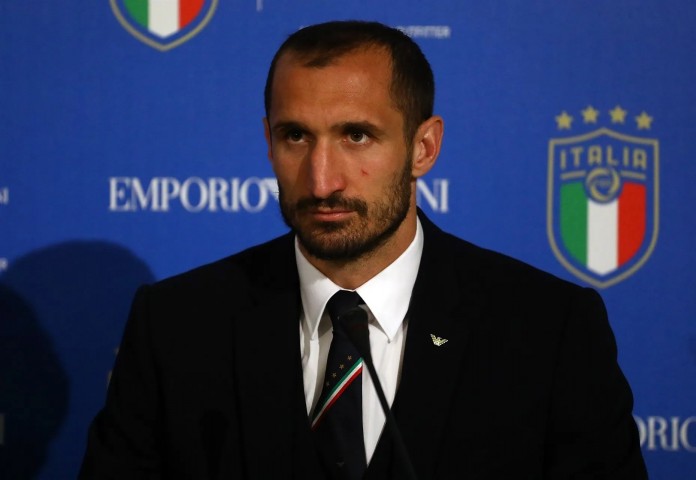 Emporio Armani Italy National Team Suit Worn by Giorgio Chiellini