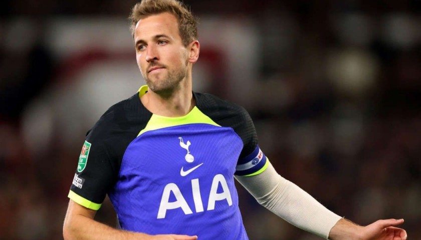 Kane's Tottenham FC 2022/23 Signed 'Away' Shirt