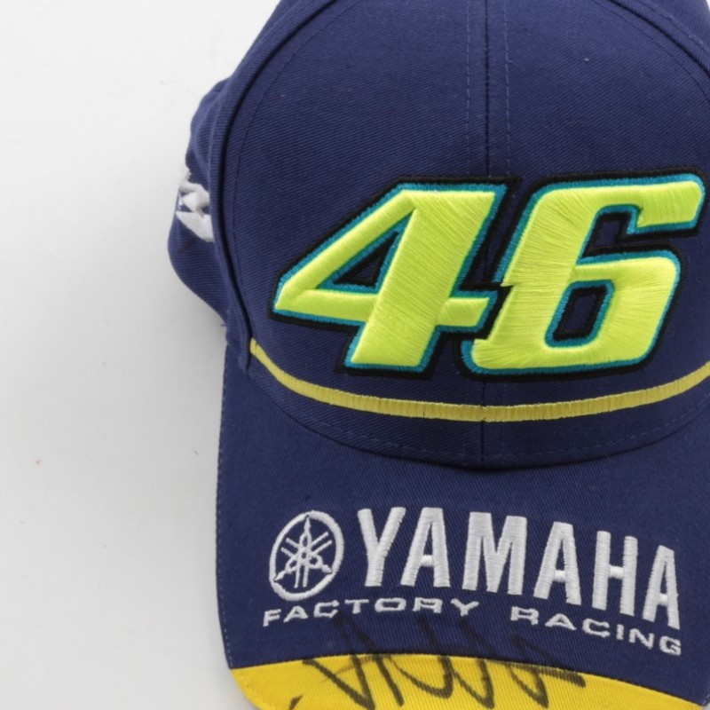 Official Yamaha hat - signed by Valentino Rossi