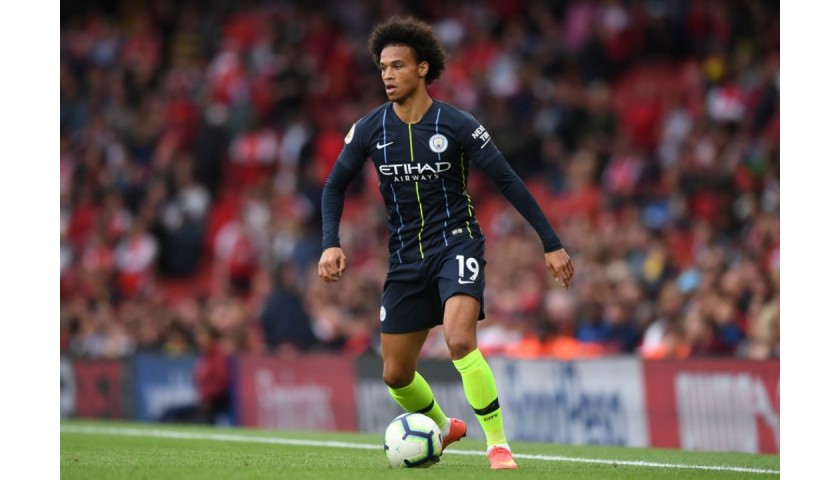 Sane's Manchester City Worn and Signed Shirt, 2018/19