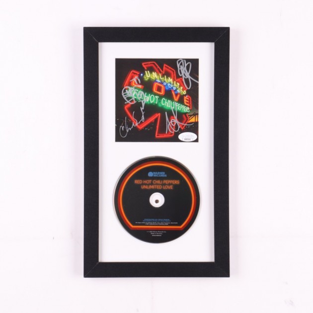 The Red Hot Chili Peppers Signed Framed Display