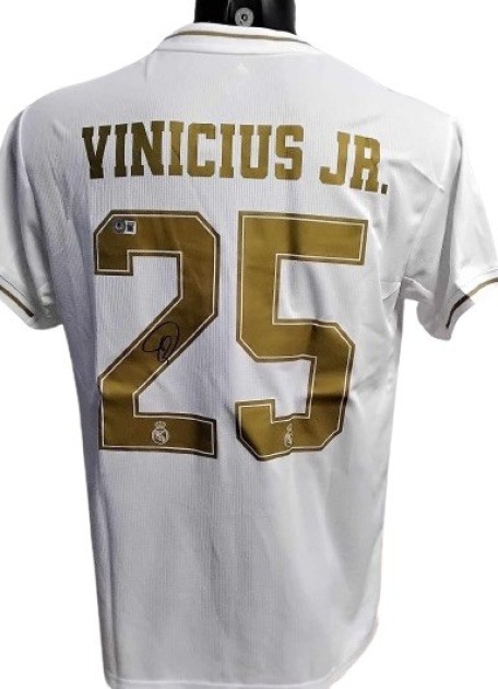 Vinicius Replica Real Madrid Signed Shirt, 2019/20