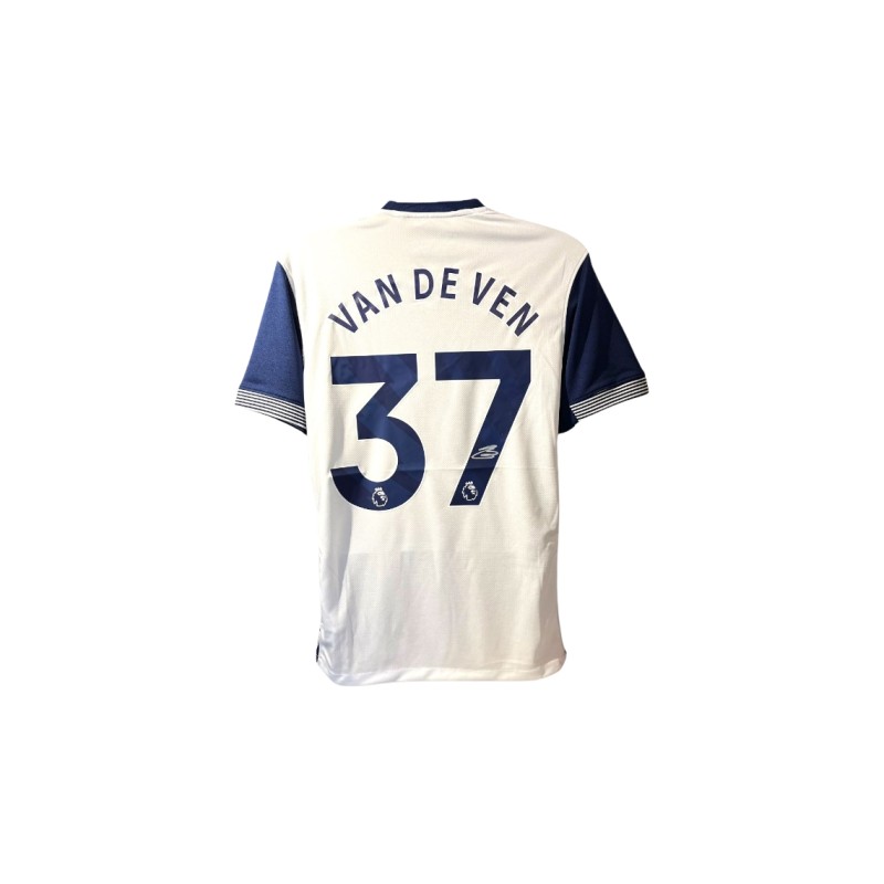 Maglia replica firmata di Micky van de Ven per il Tottenham FC 2024/25