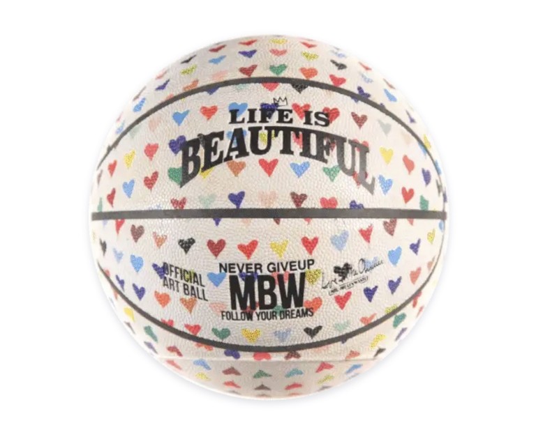 "Life is Beautiful (Basketball)" by Mr. Brainwash