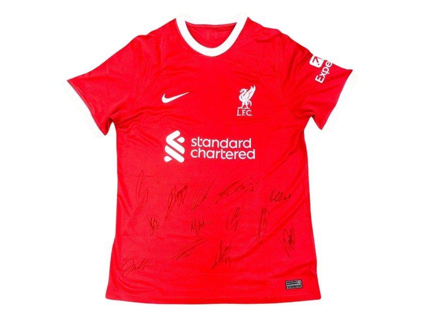 Liverpool FC 2023/24 Official Multi Signed Shirt