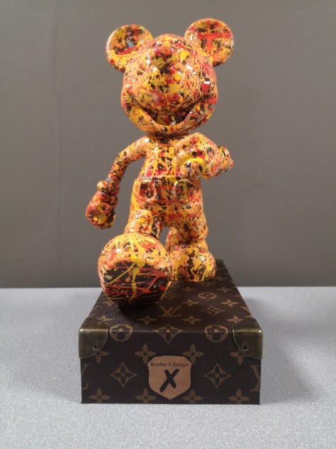 Walking Mickey x Louis Vuitton (XL Charity Edition) by Brother X