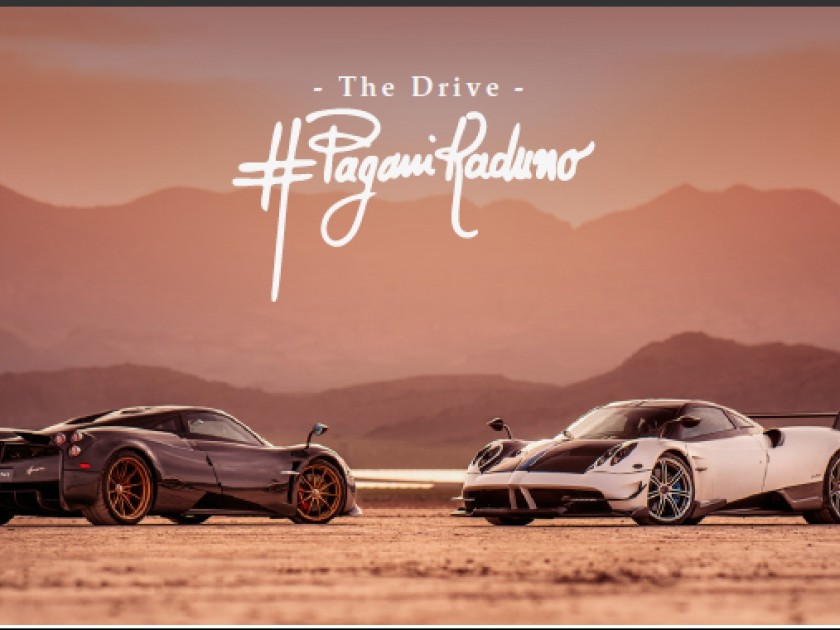 PRIZE DRAW - ONE ENTRY - A Unique Experience for Two People to join the infamous Pagani ‘Raduno’