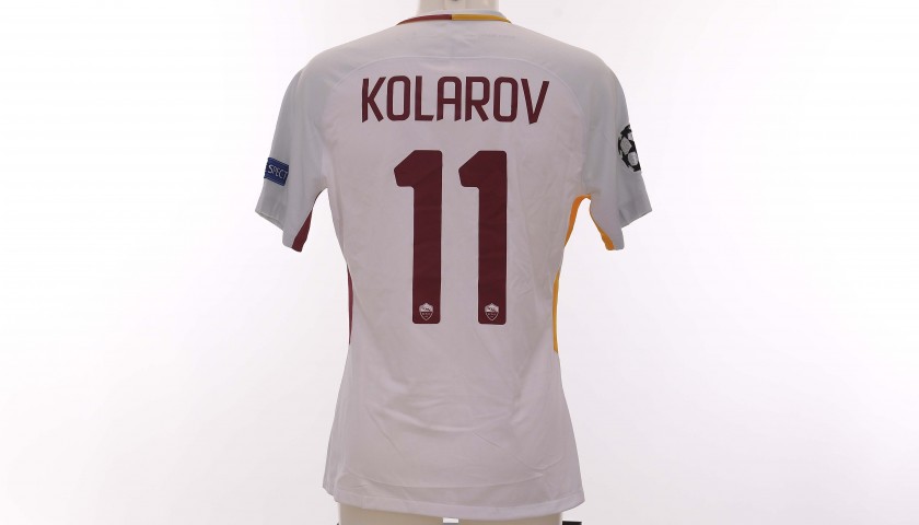 Kolarov's Worn Shirt, Chelsea-Roma CL 2017/18