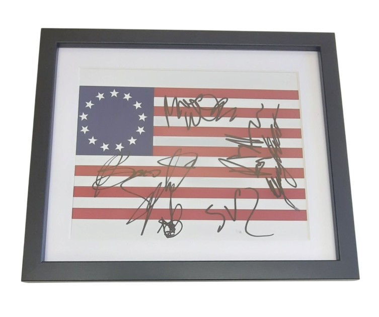 Bruce Springsteen And The E Street Band Signed and Framed Photograph