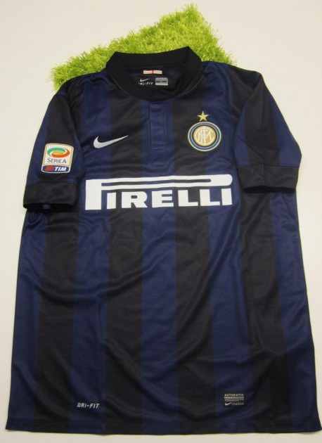 Inter fanshop shirt, Alvarez, Serie A 2013/2014 - signed