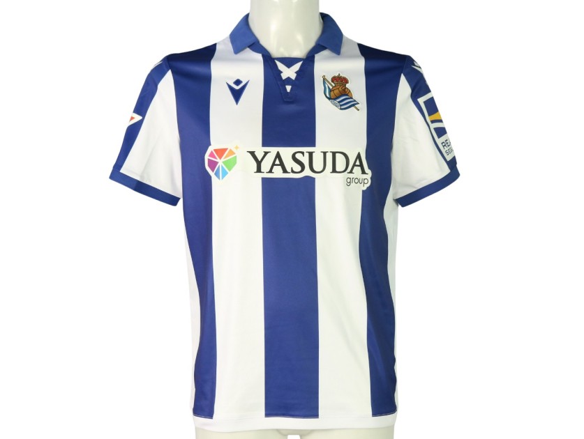 Take Kubo's Signed Unwashed Shirt, Real Sociedad vs Valencia 2024