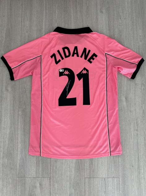 Zinedine Zidane's Juventus 1997-98 Signed Away Shirt