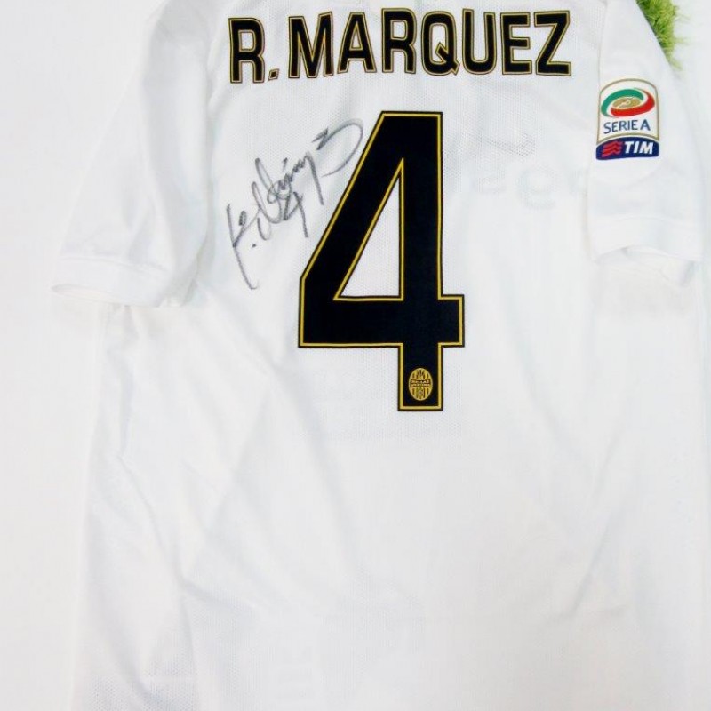 Marquez Hellas Verona match issued/worn shirt, Serie A 2014/2015 - signed