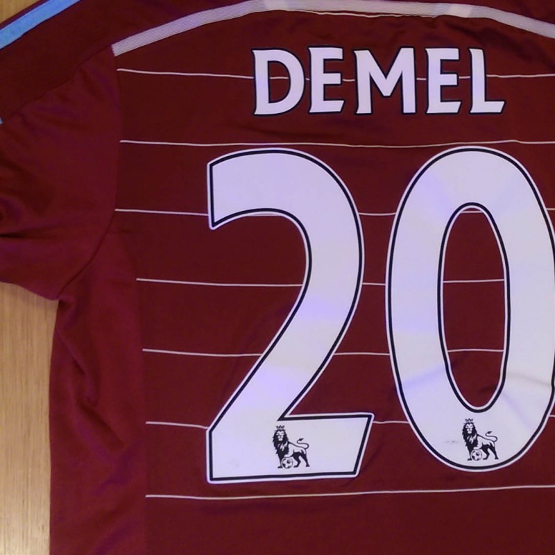 Demel's match worn West Ham shirt, Premier League 2014/2015