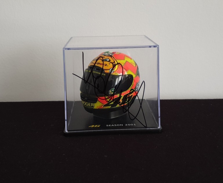 Casco Valentino Rossi autografato - MotoGP - CharityStars