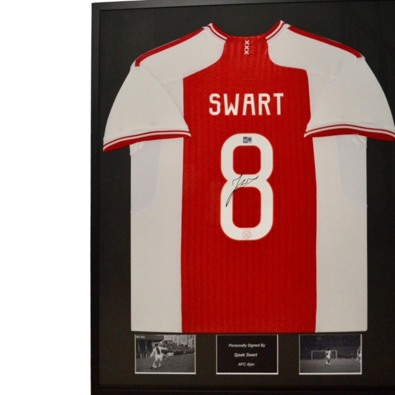 Maglia AFC Ajax 2023/24 firmata e incorniciata di Sjaak Swart